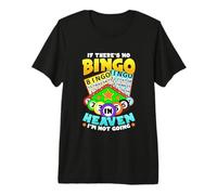 Bingo Card Game Player Design for Caller - Bingo in Heaven Premium T-Shirt