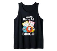 Bingo Card Game Player Design for Caller - I Lost My Balls Tank Top