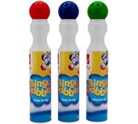 Bingo Dabbers 3 Pack Assorted Colours, Colourful Bingo Markers for Game Nights, Fundraisers, Schools & Events, Quick Dry Ink Dabber Pens Easy Grip Design, Perfect for Parties & Bingo Halls 3 pack