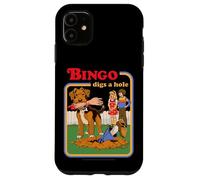 Bingo Digs a Hole Sarcastic Dog Retro Funny Adult Humor Case for iPhone 11