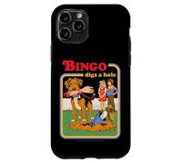 Bingo Digs a Hole Sarcastic Dog Retro Funny Adult Humor Case for iPhone 11 Pro