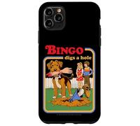 Bingo Digs a Hole Sarcastic Dog Retro Funny Adult Humor Case for iPhone 11 Pro Max