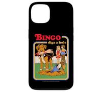Bingo Digs a Hole Sarcastic Dog Retro Funny Adult Humor Case for iPhone 13