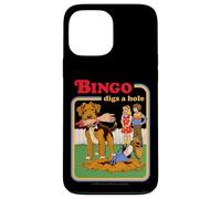 Bingo Digs a Hole Sarcastic Dog Retro Funny Adult Humor Case for iPhone 13 Pro Max