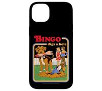 Bingo Digs a Hole Sarcastic Dog Retro Funny Adult Humor Case for iPhone 14 Plus