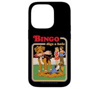 Bingo Digs a Hole Sarcastic Dog Retro Funny Adult Humor Case for iPhone 14 Pro