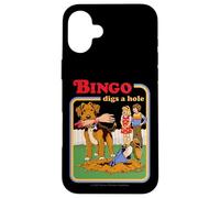 Bingo Digs a Hole Sarcastic Dog Retro Funny Adult Humor Case for iPhone 16 Plus