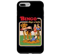 Bingo Digs a Hole Sarcastic Dog Retro Funny Adult Humor Case for iPhone 7 Plus/8 Plus