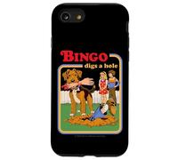 Bingo Digs a Hole Sarcastic Dog Retro Funny Adult Humor Case for iPhone SE (2020) / 7 / 8