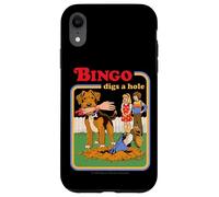 Bingo Digs a Hole Sarcastic Dog Retro Funny Adult Humor Case for iPhone XR