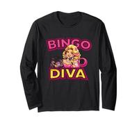 Bingo Divas | Bingo Women | Bingo Lover | Bingo Flamingo Long Sleeve T-Shirt