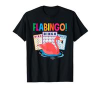 Bingo Flabingo Bingo Player Fun Flamingo T-Shirt