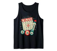 Bingo Game Card Player Tank Top