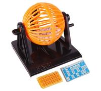 Bingo Game for Kids,Lottery Number Machine Family Party Game | Bingo Set Includes Cage, Master Board, Mixed Cards for Large Groups, Parties