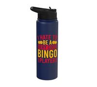 Bingo Game Hate A Very Good Player Bingo Stainless Steel Insulated Water Bottle