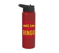 Bingo Game Hate A Very Good Player Bingo Stainless Steel Insulated Water Bottle