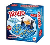 Bingo Game Set - Durable Professional Lottery Machine, Traditional Board Game Kit, Smooth Number Drawing Mechanism, Compact Party Entertainment, Fun Educational Toy | For Kids Large Group Birthday Fam
