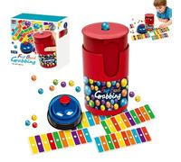 Bingo Game Set, Fast Bead Grabbing Game with 90 Beads, 6 Code Cards, 1 Bell & Bead Can, for Family/Party, 2-4 Players, Improves Reaction Speed & Hand-Eye Coordination