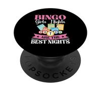 Bingo Girls Night Are The Best Nights Gambling Lottery PopSockets Adhesive PopGrip