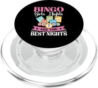 Bingo Girls Night Are The Best Nights Gambling Lottery PopSockets PopGrip for MagSafe
