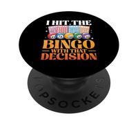 Bingo Hall Make The Best Lottery Gambling Present PopSockets Adhesive PopGrip