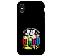 Bingo How Come Everyone Else Yells Bingo Case for iPhone X/XS