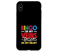 Bingo In My Veins Jesus In My Heart Life Case for iPhone XS Max
