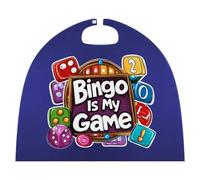 Bingo Is My Game Stylish Halloween Cape Funny Cosplay Costume Robe Party Cloak for Unisex