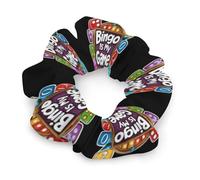 Bingo Is My Game Women Ponytail Holders Satin Scrunchies Stylish Hair Elastics & Ties