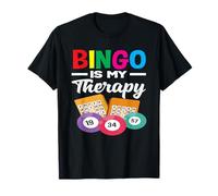 Bingo Is My Therapy Bingo Fun Game Lovers T-Shirt