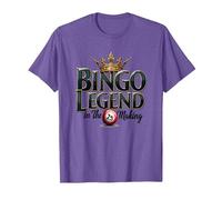 Bingo Legend T-Shirt, Men, Purple Heather, 3X-Large