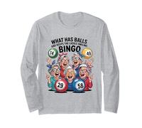 Bingo Night Humor Keeps the Ladies Smiling Long Sleeve T-Shirt