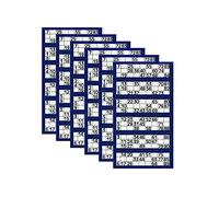 - Bingo Pads Bingo Book 1-480 Bingo Tickets 6 Tickets View Flayers For Indoor Games, Christmas, New Year, Family Function or Get Together (Royal Blue)