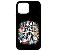 Bingo Player Bingo Caller Thou Shall Not Test Me For I Make Case for iPhone 16 Pro Max