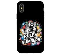 Bingo Player Bingo Caller Thou Shall Not Test Me For I Make Case for iPhone X/XS