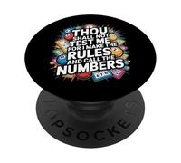 Bingo Player Bingo Caller Thou Shall Not Test Me For I Make PopSockets Adhesive PopGrip