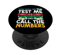 Bingo Player Bingo Caller Thou Shall Not Test Me For I Make PopSockets Adhesive PopGrip