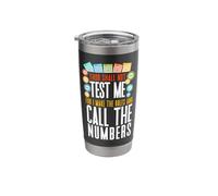 Bingo Player Bingo Caller Thou Shall Not Test Me for I Make Stainless Steel Insulated Tumbler