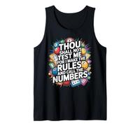 Bingo Player Bingo Caller Thou Shall Not Test Me for I Make Tank Top