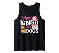 Bingo Player Dog I Love Bingo and Dogs Tank Top