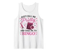 Bingo Player Girl Just Call Me Pretty and Take Me to Bingo Tank Top