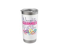 Bingo Player Grandma Naughty Grannies Pull The Balls Stainless Steel Insulated Tumbler