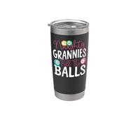 Bingo Player Grandma Naughty Grannies Pull The Balls Stainless Steel Insulated Tumbler