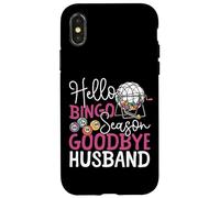 Bingo Player Husband Wife Hello Bingo Season Goodbye Husband Case for iPhone X/XS