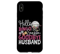 Bingo Player Husband Wife Hello Bingo Season Goodbye Husband Case for iPhone XS Max