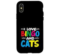 Bingo Player I Love Bingo And Cats Fan Case for iPhone X/XS