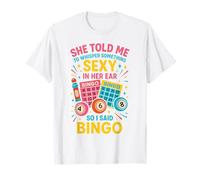 Bingo Player Ironic Sarcastic She Told Me to Whisper T-Shirt