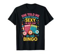 Bingo Player Ironic Sarcastic She Told Me to Whisper T-Shirt