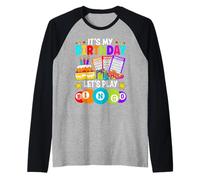 Bingo Player It's My Birthday Let's Play Bingo Xmas Raglan Baseball Tee