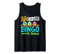 Bingo Player Life is A Game Bingo is Serious Tank Top
